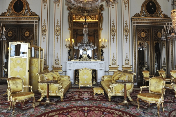 The White Drawing Room at Buckingham Palace will be used during the wedding reception